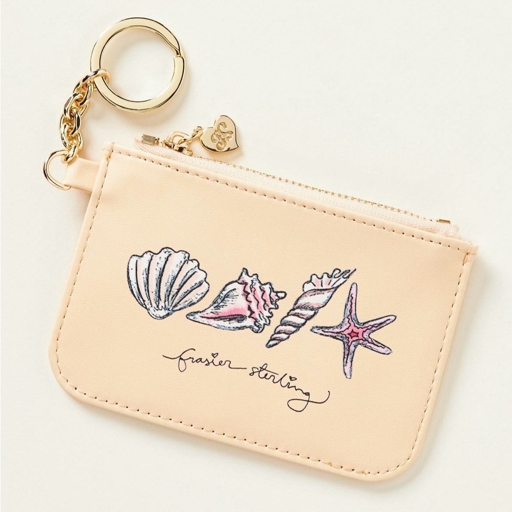 NWT Frasier Sterling x Anthropologie Coin Purse Key Chain